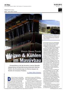 A3 Bau Erscheinungsland: Österreich | Auflage: 17.800 | Reichweite: k.A. | Artikelumfang: mm²  Seite: 26-29