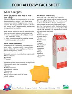 Milk / Food allergies / Vegan cuisine / Milk allergy / Lactose intolerance / Milk substitute / Cheese analogue / Soy yogurt / Food intolerance / Food and drink / Food science / Dairy products