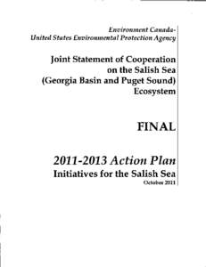 Joint Statement of Cooperation on the Salish Sea[removed]Action Plan