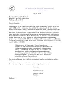 California / Radiobiology / North American Aviation / Occupational safety and health / Radiation dose reconstruction / Radioactivity / Energy Employees Occupational Illness Compensation Program / Santa Susana Field Laboratory / Atomics International / National Institute for Occupational Safety and Health / Geography of California / Southern California