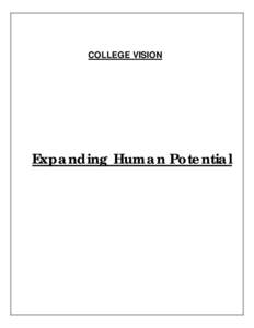 Microsoft Word - vision of college