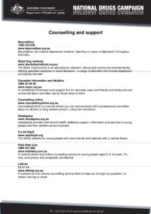 Microsoft Word - Counselling and support.doc