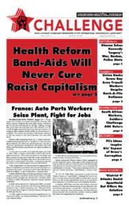 PERIODICO ESPAÑOL ADENTRO  CHALLENGE REVOLUTIONARY COMMUNIST NEWSPAPER OF THE INTERNATIONAL PROGRESSIVE LABOR PARTY volume 41 no. 12