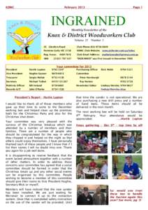 KDWC  February 2013 Page 1