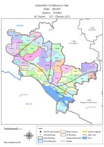 ! . Assembly Constituency map State : BIHAR District : SIWAN