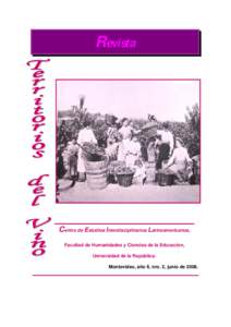 Revista  Centro de Estudios Interdisciplinarios Latinoamericanos, Facultad de Humanidades y Ciencias de la Educación, Universidad de la República. Montevideo, año II, nro. 2, junio de 2008.