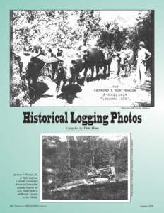Photo from Bibb County, Alabama  Historical Logging Photos Jerome F. Parker, Sr. of W.E. Belcher