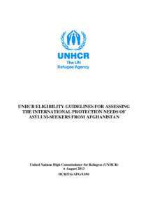 International relations / Refugee / Peace / Convention Relating to the Status of Refugees / Statelessness / United Nations High Commissioner for Refugees / Internally displaced person / United Nations Assistance Mission in Afghanistan / United Nations High Commissioner for Refugees Representation in Cyprus / Forced migration / Right of asylum / Human migration
