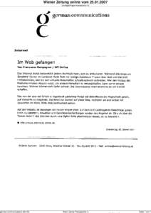 Akten-James Pressearchiv 3: Wiener Zeitung online vom[removed]