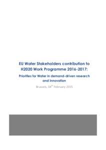 Irrigation / Aquatic ecology / Water management / Water pollution / Environmental economics / Water resources / Sustainability / Water / Environment / Soft matter