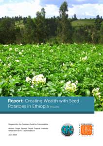 Report: Creating Wealth with Seed Potatoes in Ethiopia (FIGG/39) Prepared for the Common Fund for Commodities Author: Roger Bymolt, Royal Tropical Institute, Amsterdam (KIT). 