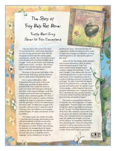 The Story of Frog Belly Rat Bone: Timothy Basil Ering Saves Us From Cementland Take one look at the cover of The Story of Frog Belly Rat Bone, and it’s clear that this is