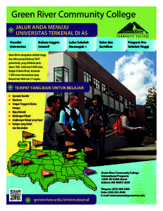 Green River Community College JALUR ANDA MENUJU UNIVERSITAS TERKENAL DI AS Transfer Universitas