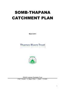 River SOMB-THAPANA CATCHMENT PLAN - FINAL