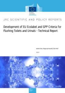 Development of EU Ecolabel and GPP Criteria for Flushing Toilets and Urinals - Technical Report