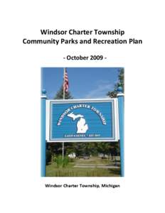    Windsor Charter Township  Community Parks and Recreation Plan    ‐ October 2009 ‐ 