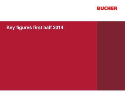 Key figures first half 2014