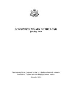 Balance of trade / Economy of Thailand / Economy of Niue / National accounts / Economics / Gross domestic product