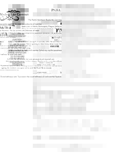 PNBA Mailing List Contract The Pacific Northwest Booksellers Association makes available for rental its mailing list of member bookstores in Alaska, Washington, Oregon, Idaho, and Montana. The list includes the addresses