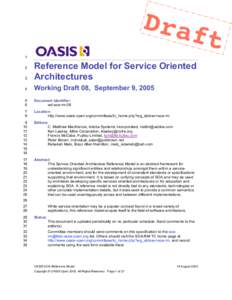 Web services / OASIS SOA Reference Model / Service-oriented architecture / Service-orientation / SoaML / Service Discoverability Principle / Information technology management / Enterprise application integration / Software engineering