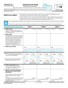 2012 Schedule EIC (Form 1040)