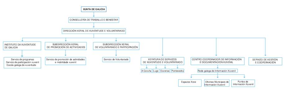 XUNTA DE GALICIA  CONSELLERÍA DE TRABALLO E BENESTAR DIRECCIÓN XERAL DE XUVENTUDE E VOLUNTARIADO