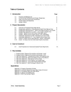 Morro Bay to Cayucos Bicycle/Pedestrian Path  Table of Contents 1 Introduction[removed]