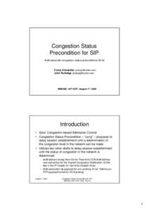 Network performance / Flow control / RTP audio video profile / Explicit Congestion Notification / Transmission Control Protocol / IPv4 / Precondition / OSI protocols / Computing / Network architecture