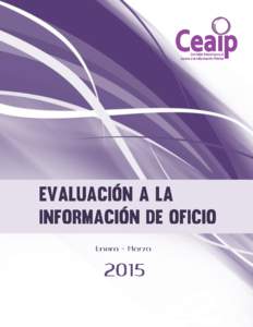 Av. Universidad 113, Lomas del Patrocinio, Zacatecas, Zac. C. PTels.: (y.  ceaip-zac.org PRIMER TRIMESTRE, EVALUACIÓN 2