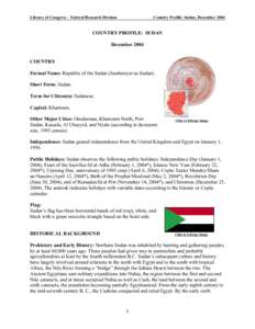 North Africa / Omar al-Bashir / Hassan al-Turabi / Omdurman / Nile / Economy of Sudan / Outline of Sudan / Africa / Sudan / Khartoum