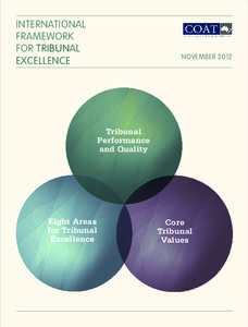INTERNATIONAL FRAMEWORK FOR TRIBUNAL EXCELLENCE  NOVEMBER 2012
