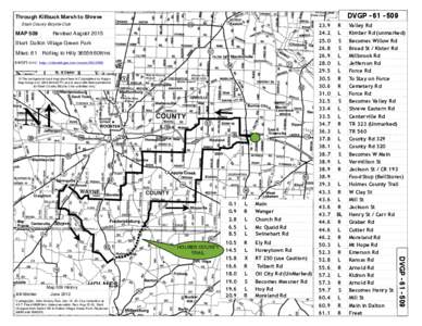 DVGPThrough Killbuck Marsh to Shreve Stark County Bicycle Club  MAP 509