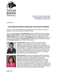 Austin /  Texas / Jake Silverstein / Texas Monthly / Dallas / Geography of Texas / Texas / Texas culture