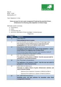 Environmental engineering / United Nations Development Group / United Nations Environment Programme / Green infrastructure / Adaptation to global warming / ICLEI / Malmö / Earth / Geography / Environment / Sustainable development / Global warming