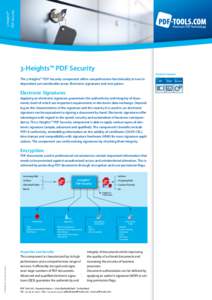 Product Flyer – 3-Heights™ PDF Security