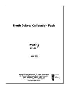 North Dakota Calibration Pack  Writing Grade[removed]