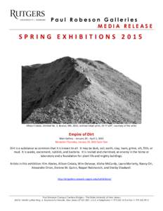 Paul Robeson Galleries MEDIA RELEASE SPRING EXHIBITIONSAllison Cekala, Untitled No. 3, Boston, MA, 2013, archival inkjet print, 19 ½”x29”, courtesy of the artist