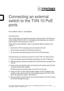Microsoft Word - 1072867A Connecting an external switch to the TVN 10 PoE ports-EN.docx