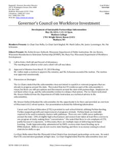 Reginald J. Newson, Executive Director 201 E. Washington Avenue, Rm. A400 P.O. Box 7946 Madison, Wisconsin[removed]Telephone: ([removed]Fax: ([removed]