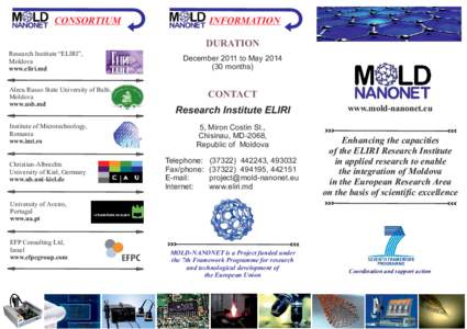 Nanotechnology / Nanoelectronics / Alecu Russo State University of Bălţi