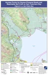 Access Points for Human-Powered Boats and Beachable Sail Craft on San Francisco Bay Figure 8.1.a. San Pablo Bay Petaluma  Sn3