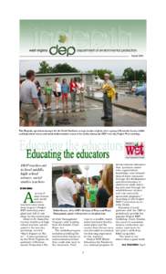 August[removed]Tim Haapala, operations manager for the North Charleston sewage treatment plant, gives a group of Kanawha County middle and high school science and social studies teachers a tour of the facility during the D