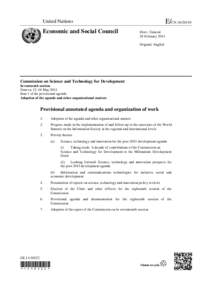 United Nations / Technology / Information society / Development / Computing / World Summit on the Information Society / United Nations General Assembly / Tunis Commitment / Tunis Agenda for the Information Society / International Telecommunication Union / Digital divide / Internet governance