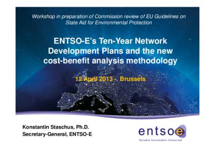 Microsoft PowerPoint - Staschus - ENTSO-E EC Workshop on State Aid review final.pptx [Read-Only]