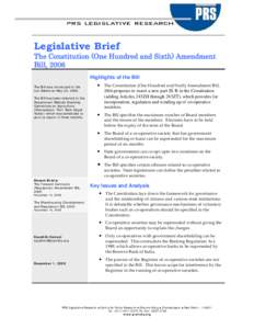 Microsoft Word - Legislative Brief -- Cooperative Bill 2006_Dec 1.doc