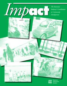 Impact  The Insurance Industry’s Contribution to Community Development