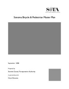 Sonoma Bicycle & Pededestrian Master Plan