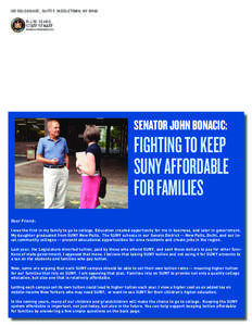 Bonacic keeping suny affordable.indd