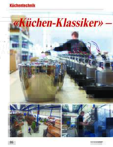 Küchentechnik  «Küchen-Klassiker» – 86
