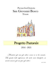 Parrocchia-Oratorio  San Giovanni Bosco Trieste  Progetto Pastorale